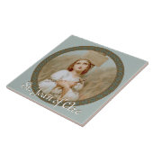 St. Jeanne d'Arc Burning at the Stake (BF01) Tegel Tegeltje (Zijkant)