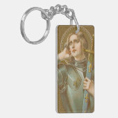 St. Jeanne d'Arc (JM 28) verdubbeld Sleutelhanger (Voorkant Links)