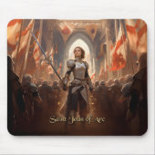 St. Jeanne d'Arc Mousepad, Christelijk #29 Muismat (Voorkant)