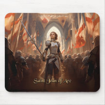St. Jeanne d'Arc Mousepad, Christelijk #29