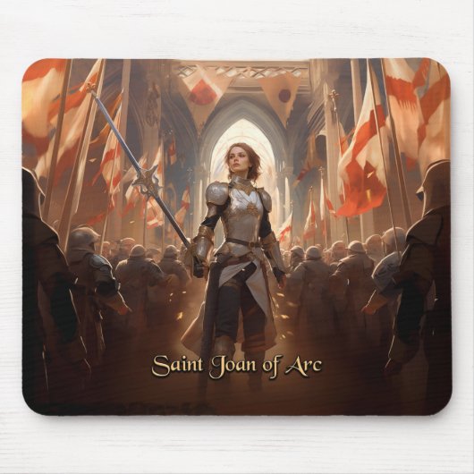 St. Jeanne d'Arc Mousepad, Christelijk #29 Muismat (Voorkant)