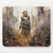 St. Jeanne d'Arc Mousepad, Christelijk #30 Muismat (Voorkant)