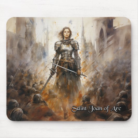 St. Jeanne d'Arc Mousepad, Christelijk #30 Muismat (Voorkant)