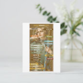 St. Jeanne of Arc (JM 28) Kleurenpalet Briefkaart (Staand voorkant)