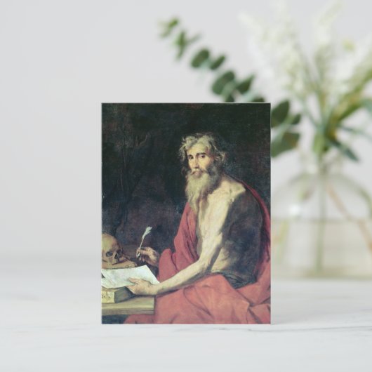 St. Jerome 2 Briefkaart (Staand voorkant)