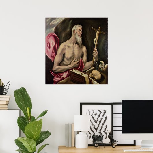 St. Jerome 2 Poster (Thuiskantoor)