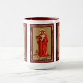 St. Jerome als kardinaal met lion (P 004) Mok (Midden)