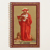 St. Jerome als kardinaal met lion (P 004) Planner (Voorkant)