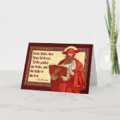 St. Jerome als kardinaal met Motivatie prijsopgave Kaart (Voorkant)