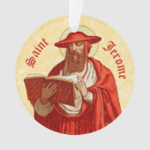 St. Jerome als kardinaal met Motivatie prijsopgave Ornament (voorkant)