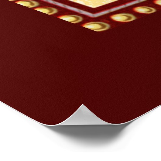 St. Jerome als kardinaal met Pray Read Quote Poster (Hoek)