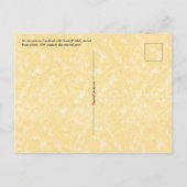 St. Jerome als kardinaal (P 004) Briefkaart (Achterkant)