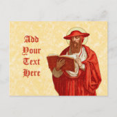 St. Jerome als kardinaal (P 004) Briefkaart (Voorkant)
