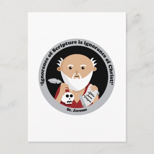 St. Jerome Briefkaart (Voorkant)