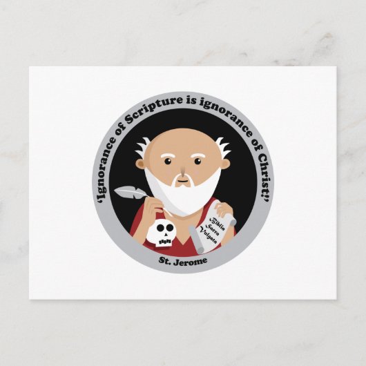 St. Jerome Briefkaart (Voorkant)