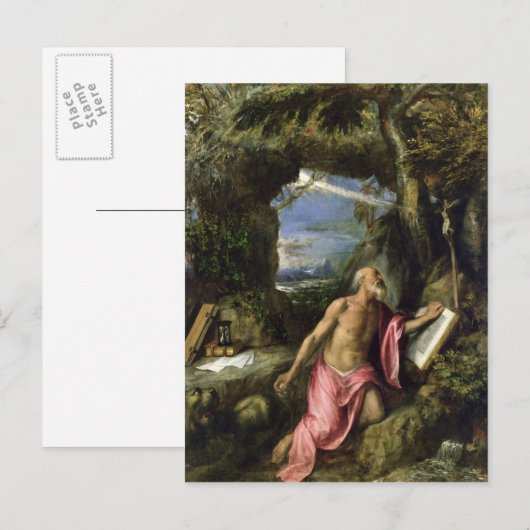 St. Jerome Briefkaart (Voorkant / Achterkant)