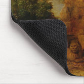 St. Jerome, c.1500 (olie op het paneel) Muismat (Hoek)