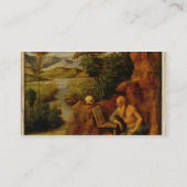 St. Jerome, c.1500 (olie op het paneel) Visitekaartje (Achterkant)