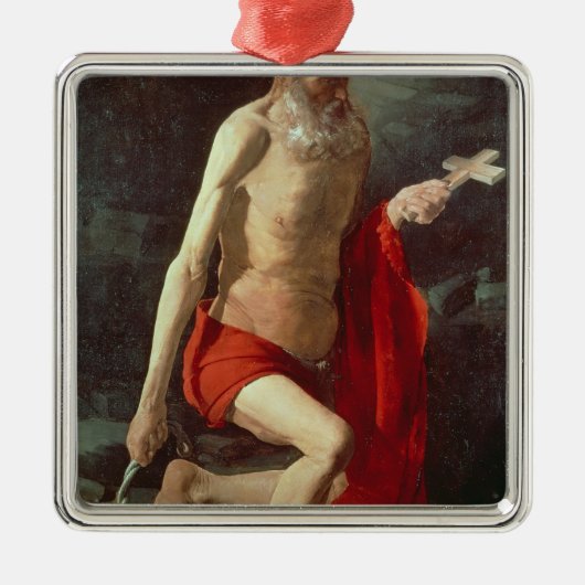 St. Jerome, c.1620 Metalen Ornament (Voorkant)