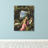 St. Jerome Canvas Afdruk (Insitu (Houten vloer))