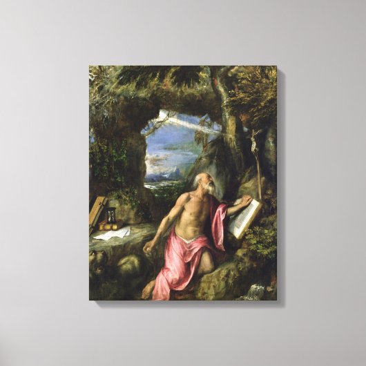 St. Jerome Canvas Afdruk (Voorkant)