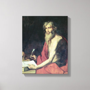 St. Jerome Canvas Afdruk