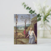 St. Jerome in de woestijn, c.1499-1502 Briefkaart (Staand voorkant)