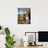 St. Jerome in de woestijn, c.1499-1502 Poster (Thuiskantoor)