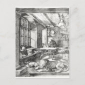 St. Jerome in zijn studie, 1514 Briefkaart (Voorkant)