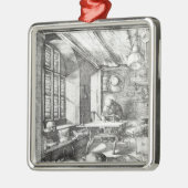 St. Jerome in zijn studie, 1514 Metalen Ornament (Links)