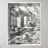 St. Jerome in zijn studie, 1514 Poster (Voorkant)
