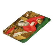 St. Jerome in zijn studie, 1650 (lichaamskleur en  Magneet (Linkerzijde)