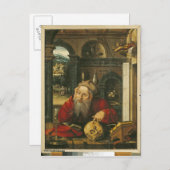 St. Jerome in zijn studie Briefkaart (Voorkant / Achterkant)