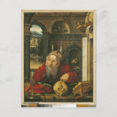St. Jerome in zijn studie Briefkaart (Voorkant)