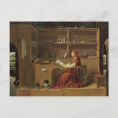 St. Jerome in zijn studie, c.1475 2 Briefkaart (Voorkant)