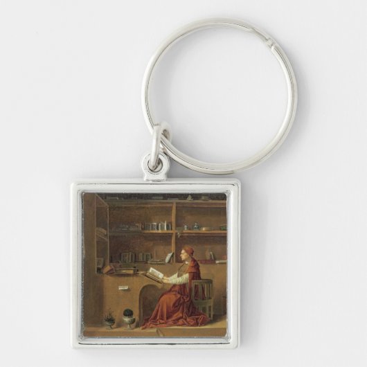 St. Jerome in zijn studie, c.1475 2 Sleutelhanger (Voorkant)