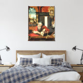 St. Jerome in zijn studie Canvas Afdruk (Insitu (Slaapkamer))