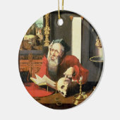St. Jerome in zijn studie Keramisch Ornament (Links)