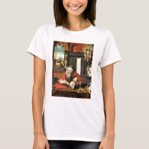 St. Jerome in zijn studie T-shirt