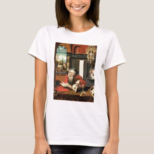 St. Jerome in zijn studie T-shirt (Voorkant)