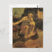 St. Jerome, Leonardo da Vinci, ongeveer 1481 Briefkaart (Voorkant / Achterkant)