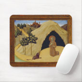St. Jerome met de leeuw, 1436 (tempera op het pane Muismat (Met muis)