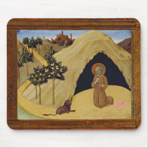 St. Jerome met de leeuw, 1436 (tempera op het pane Muismat