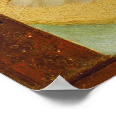 St. Jerome met de leeuw, 1436 (tempera op het pane Poster (Hoek)