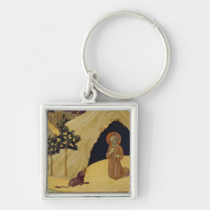 St. Jerome met de leeuw, 1436 (tempera op het pane Sleutelhanger