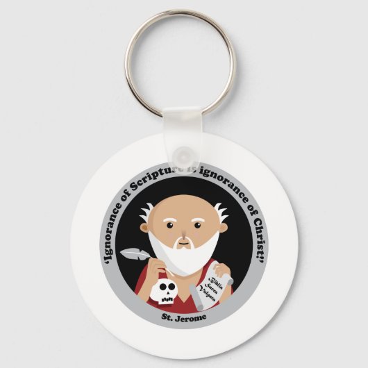 St. Jerome Sleutelhanger (Voorkant)