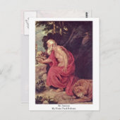 St. Jerome van Peter Paul Rubens Briefkaart (Voorkant / Achterkant)
