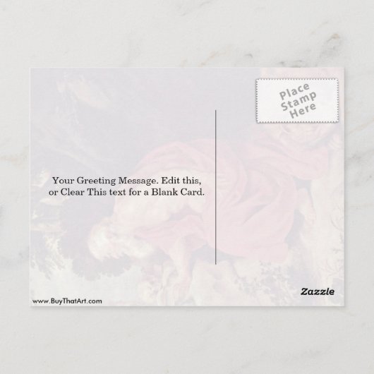 St. Jerome van Peter Paul Rubens Briefkaart (Achterkant)