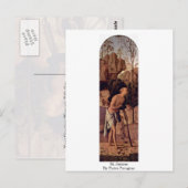 St. Jerome van Pietro Perugino Briefkaart (Voorkant / Achterkant)