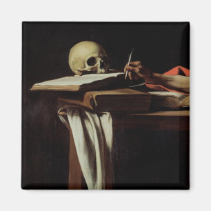 St. Jerome Writing, c.1604 (detail van 64911) Magneet